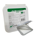 성진 메디 멸균탈지면 압축형4/4 50매입 탈지면 절단거즈 사각솜 3개 : 원탁메디칼