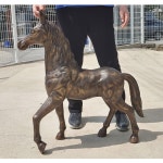 말동상 80cm 말소품 말조각품 동물 조각상 조형물 : 기모아 풍물쇼핑몰