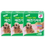 와우 크린세이프 암컷 애견기저귀 중형, 20매입, 3개 : 와우한빛