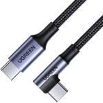 유그린 C to C타입 한쪽 기역자 PD 100W 고속 충전 케이블 2m U-70645 : 유그린스토어