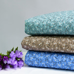 누빔원단 면20수 플라워앤아이비 3색 51257 : 선퀼트