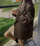 체크 더블 자켓 check double jaket : 썸오브데이