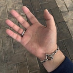 [라펠리치타] HOG NOSE SILVER CHAIN 실버팔찌 체인팔찌 : LAFELICITA