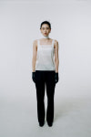 [DOBY] SILK TOP IN WHITE - 도비 화이트 실크 탑 : 스튜디오 도비