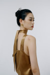 [DOBY] SILK TOP IN GOLD - 도비 골드 실크 탑 : 스튜디오 도비