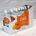 제주 특산품 유기농 감귤즙 착즙 주스 120ml 20팩 동문시장 제주도 기념품샵 : 제주가족상점