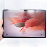 갤럭시탭시리즈 하이엔드 종이질감 강화유리필름 갤럭시 탭 S7 FE, 1매입 : 힐링쉴드