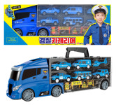 씽크 경찰 카캐리어 유아자동차 경찰차 장난감자동차 운반트럭 : 자전거타는장난감