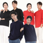 30수pk 긴팔티셔츠  음식점 카페 식당유니폼 가게티 홀서빙복 : 유니쿡가운