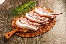 (초신선)흑돼지 암돼지 선별 돈마호크원육 3.5kg 스테이크 돈토마호크프렌치렉돼지토마호크 : 오성 농장