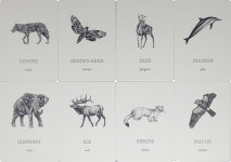 100 잉크 애너멀즈 오라클 100 INK ANIMALS ORACLE DECK : 로얄타로샵