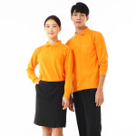 30수pk 긴팔티셔츠 가게티 로고자수 카페 식당유니폼 가게티 서빙유니폼 : 유니쿡가운