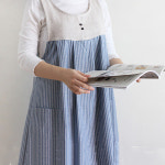 해방타운 앞치마 자주 카페 공방 앞치마 어린이집 교사 원피스앞치마 3color : 주희가게