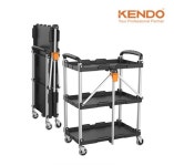 켄도 휴대용 접이식 서빙 카트 90339 캐리어 캠핑 식당 : 동희MRO