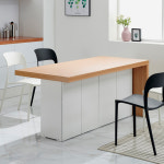 리즈하임 아인스 높이900 아일랜드식탁 와이드 수납 홈바 조리대 하부장 1600 : 리즈하임 : RIZHEIM