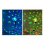 몽크로스 차량용 가정용 휴대용 노래방 소리반응 소형 미니 LED USB 미러볼 : 굿세라