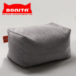 보니타 빈백 사각 풋스툴 ST05 스웨이드 발쿠션 : 보니타빈백