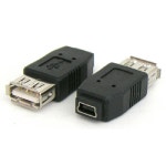 Coms USB 젠더 미니 5핀 - USB 2.0 Type A(F) mini 5Pin B 타입(F) USB관련용품 USB변환젠더 USB변환케이블 USB어댑터 USB장치... 