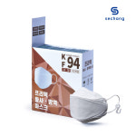 프리텍 KF94 황사방역 마스크 대형 화이트 100매 : 세창에스엠