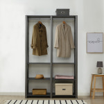 우드빌 드레스룸 시스템 행거 옷장 붙박이장 노블 G6226/G8226 : 우드빌 드레스룸가구