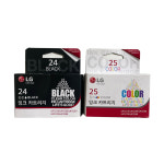 LG24 LG25 LIP2210S2K LIP2210S2P 검정 컬러 세트 정품잉크 : 잉크토너팜