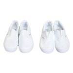 흰실내화 중학교 중학생 간호사 병원 초등학교 앞막힌 흰 슬리퍼 실내화 단화 신발 : 더드림1983