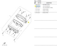 야마하 엔맥스 NMAX125 21년식 B6H-H3511-00 렌즈 LENS, SPEEDOMETER : 야마하 오토바이 부품