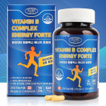 에버그린 비타민B 컴플렉스 에너지포르테 90캡슐x1개 캐나다 에너지 활력 : 블루케어