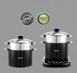 자취 불없이 사용 가능 전기 라면 멀티 다용도 쿠거 냄비 포트 보트 1.5L 3인분 : 365일-지구를지켜라.