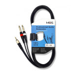 3.5스테레오(수)-5.5모노 2P(수) 오디오케이블 1.5m : 찰스뮤직