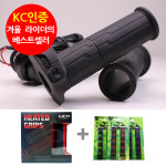 24년 신제품 메모리기능 코소 MCP 열선그립 투어 히팅그립 120mm+고무레버 : 모타곤