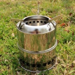 2중 연소 화로대 불멍 미니 화로 스토브 감성 버너 캠프 파이어 용품 휴대용 취사 캠핑 : 라스팅마켓