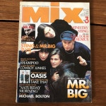 뮤직 책] Mix (믹스) 1996년 3월호 / Oasis 오아시스 - Be Here Now 스페셜 / Mr. Big 미스터 빅 내한 / Take That 스팅 샴푸 : KoreanVinyl