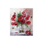 장미꽃그림 정물화 60x72cm 100% 수작업 캔버스 유화그림 주문제작 : 예가아트