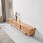 포레 북유럽원목 75인치 85인치 티비장 낮은 tv다이서랍장 : 퍼플뉴퍼니처