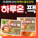 하루종일따뜻한 파스형 붙이는핫팩 10매 군인핫팩 : 리키보이즈