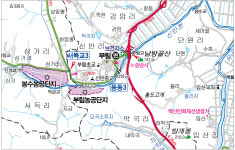 경상남도 의령군관내도 경계지도 행정지도 의령군지도 코팅지도 150cmX110cm : 지도닷컴