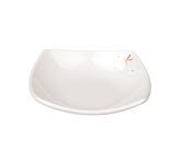 월포스 월드벨멜라민 백청아꽃 샤링사각쿠프 3반 4인치 4반 5반 6반 7반 업소용그릇 : 365주방마켓