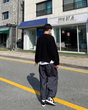 워싱 데님 제로 벌룬팬츠 2color : 아크로웨이