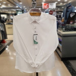 레노마 #F/W 신상# 면 55% 텐셀 45% 혼방 스냅단추 슬림핏 화이트 긴팔 셔츠 RLFSLP-108-WH : NC불광점 레노마셔츠