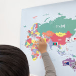 유아포스터 학습벽보 세계여러나라 방구석여행 랜드마크 자석이 붙는 세계지도 : 디어마이엔젤