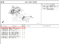 2021 혼다 PCX 125 크랭크 케이스 클러치 커버 11341-K1Z-J10 : 바이크 순정 파츠 스토어