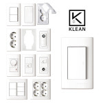 클린 신동아 라온 조명 스위치 단로 1구 화이트 커버 교체 : 클린KLEAN