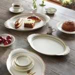 [원키친몰] 시라쿠스 로렐 리프 타원 쟁반 2P 세트 : 원키친몰