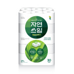 자연쓰임 천연펄프 화장지 그린 3겹 27m 30롤 1팩 : 주식회사 대왕