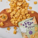 두부과자 영양간식 국내산 수제간식 양파맛 120g 1봉 : 마켓팸