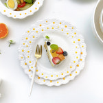 데이지접시 예쁜그릇 브런치 디저트 플레이트 옐로우 볼 6인치 : 쿠마마