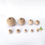 국산 자작나무 우드볼 7종 마크라메 재료 유아 우드 비즈 원목 나무 구슬 케이블꾸미기 : 댕그루마켓