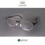 하정우 안경 함부르크 디자인 Hamburg h9602 COL 02 매트 브라운 라운드 스퀘어 안경 : 상은안경
