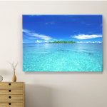 바다 풍경 그림 여름 인테리어 거실 대형 사진 캔버스 액자 패브릭 포스터 : 나비아트